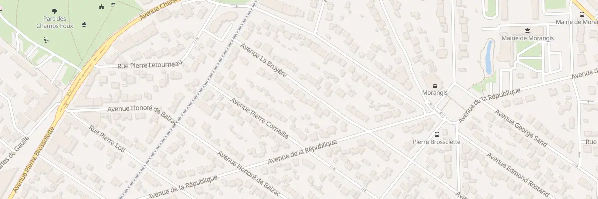 Plan du 95 Av La Bruyere à Morangis