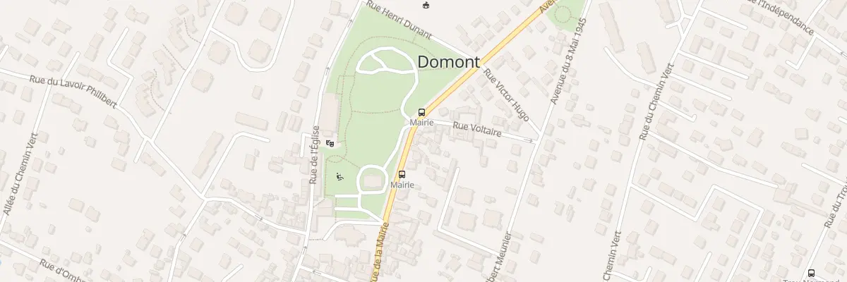 Plan du 58 Rue de la Mairie à Domont