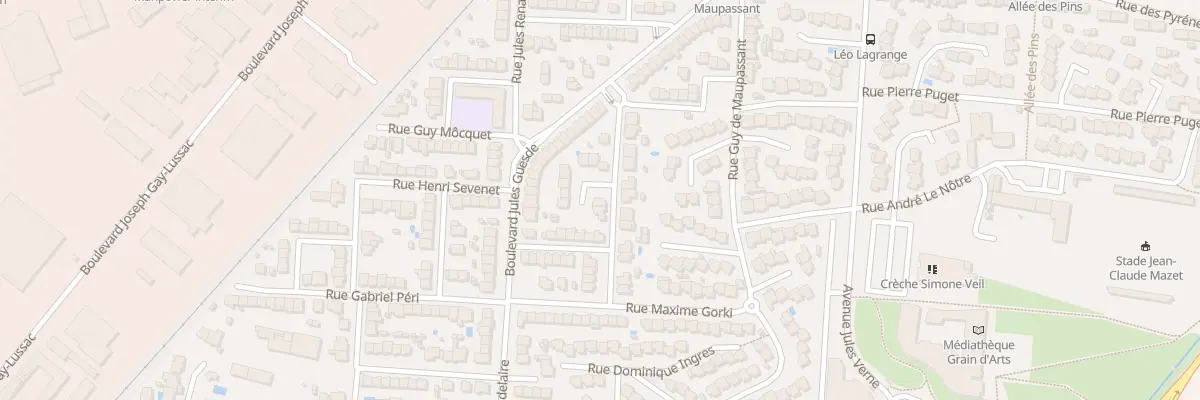 Plan du 4 Rue Pierre Brossolette à Carcassonne