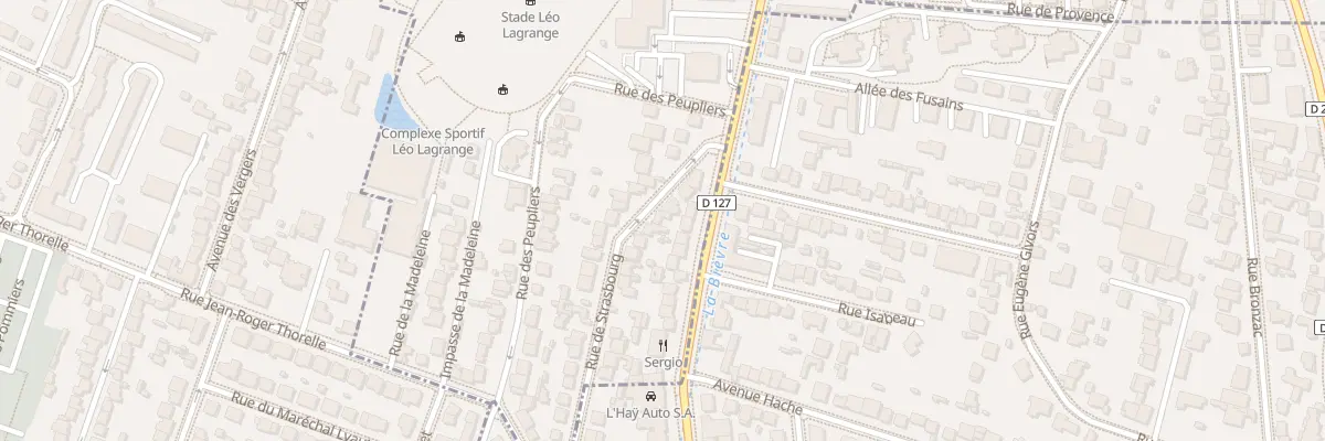 Plan du 7 Rue de Strasbourg à Cachan