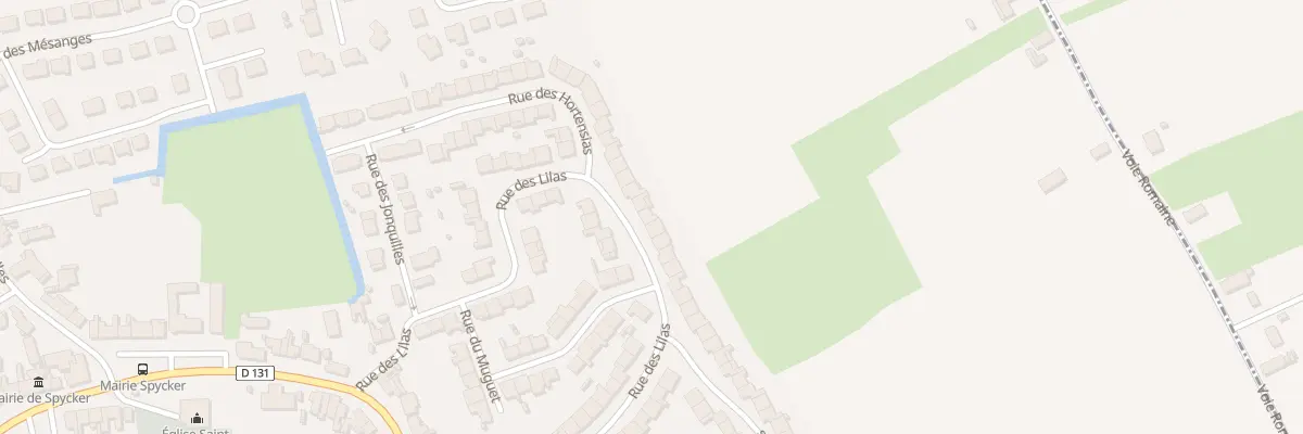 Plan du 41 Rue des Lilas à Spycker