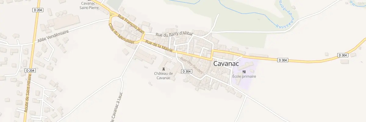Plan du 31 Rue Etienne Guizard à Cavanac