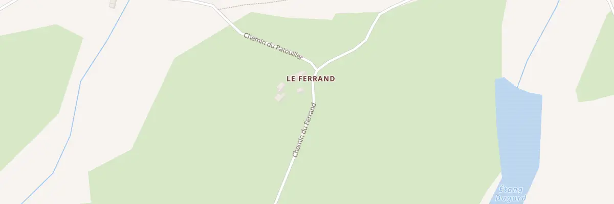 Plan du 5180 Le Ferrant à Saint-Sauvier