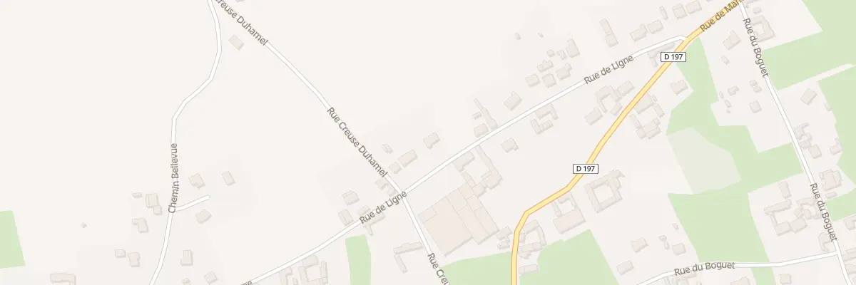 Plan du 288 Rue de Ligne à Roquetoire