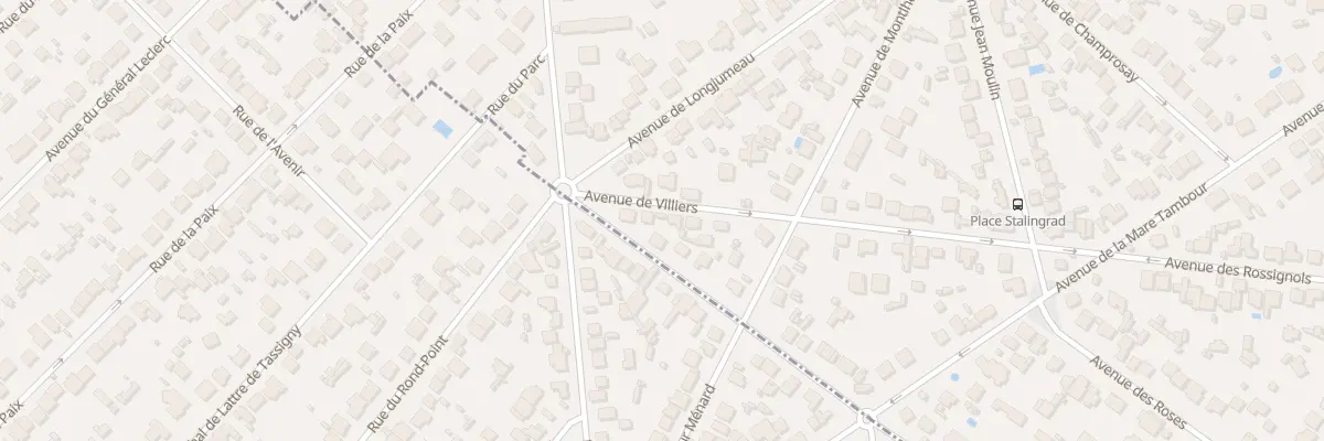 Plan du 23 Av de Villiers à Villemoisson-sur-Orge