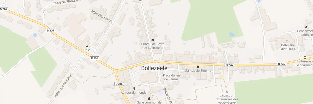 Plan du 19 Gpl Grand Place à Bollezeele