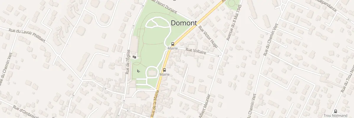 Plan du 56 Rue de la Mairie à Domont