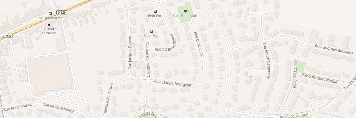 Plan du 16 Rue du Beau Sejour à Rivery