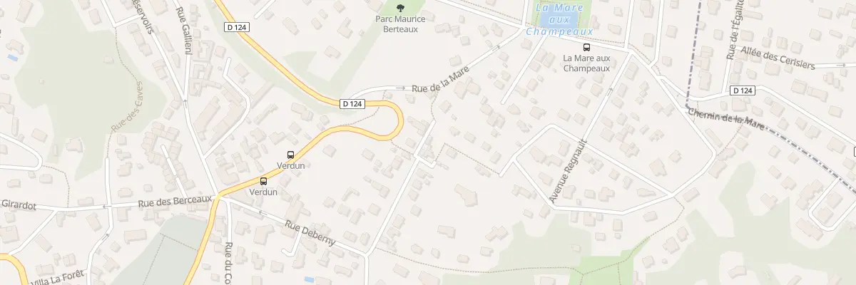 Plan de Sen des Grémillets à Montmorency