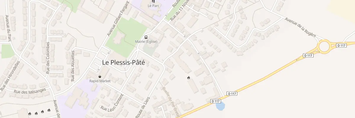 Plan du 2B Rue des Capettes au Plessis-Pâté