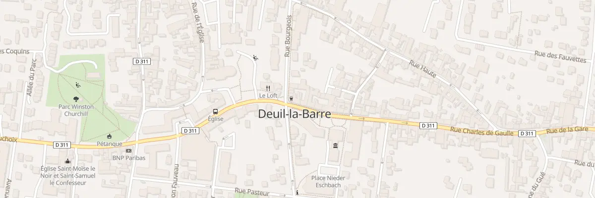 Plan du 21 Rue Charles de Gaulle à Deuil-la-Barre