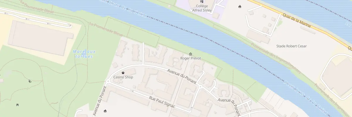 Plan du 30 Av du Ponant à Villeneuve-la-Garenne