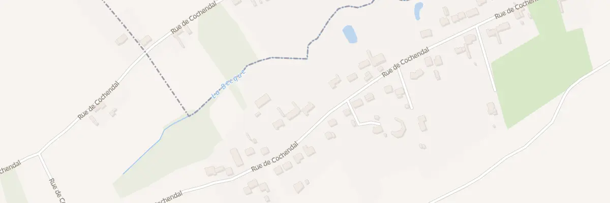 Plan du 580 Rue de Cochendal à Roquetoire