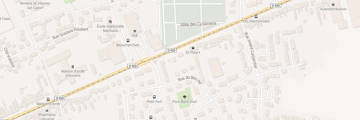 Plan du 104 Av de la Défense Passive à Rivery