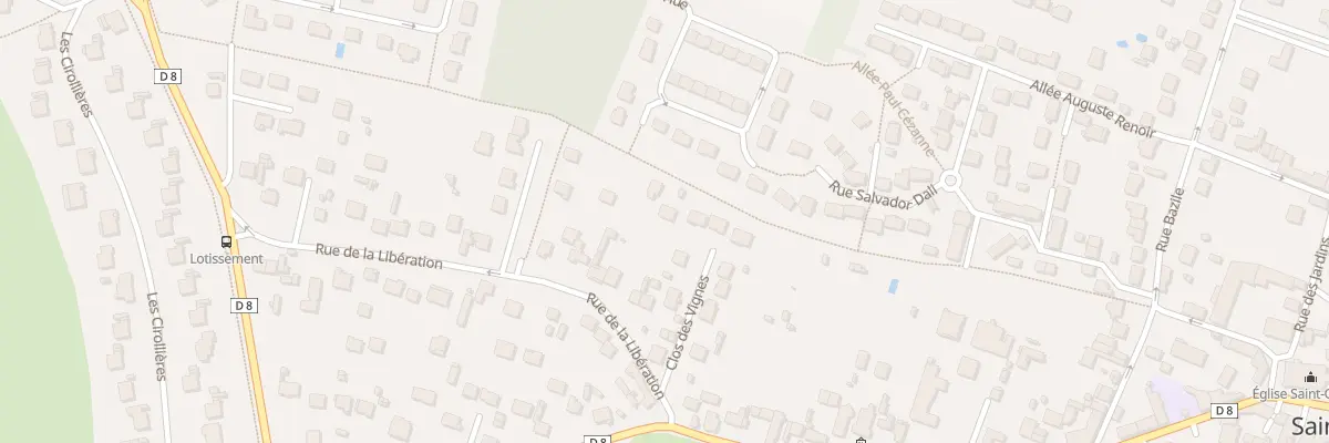 Plan du 58B Rue de la Libération à Saint-Vrain