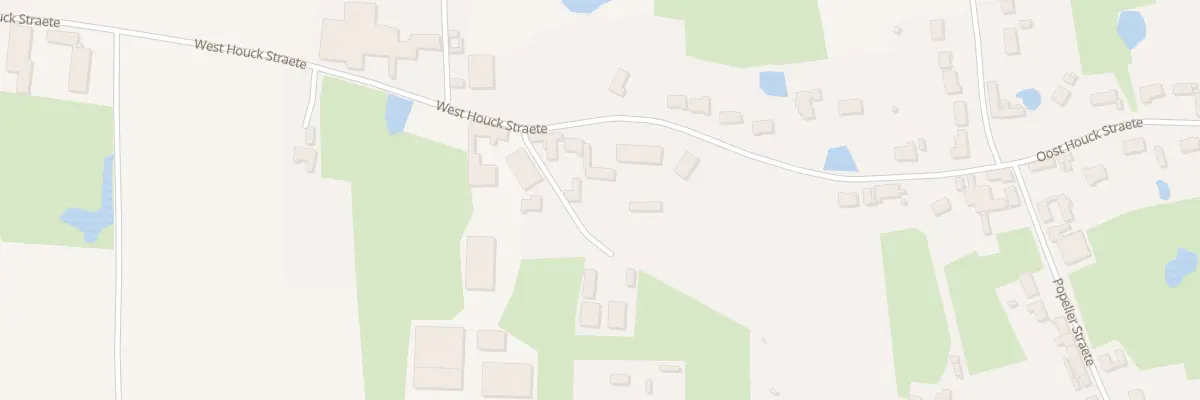 Plan du 305 Vc West Houck Straete à Buysscheure