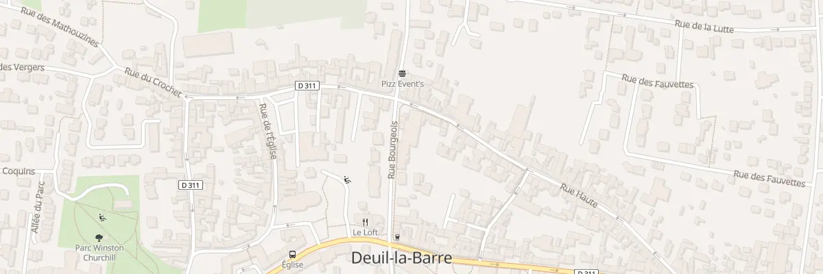 Plan du 14 Rue Bourgeois à Deuil-la-Barre