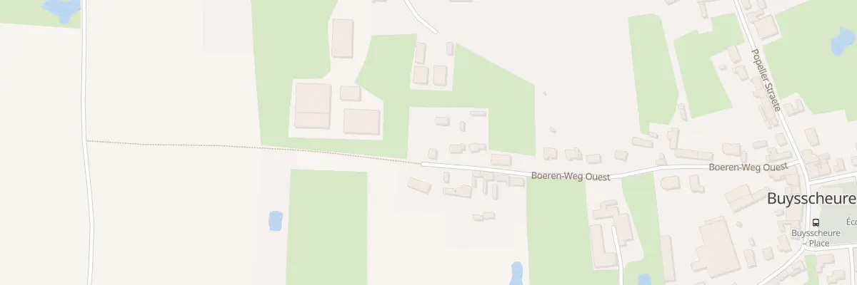 Plan du 384 Vc Boeren Weg Ouest à Buysscheure