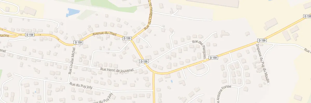 Plan du 3 Rue des Pienjoles à Ussel