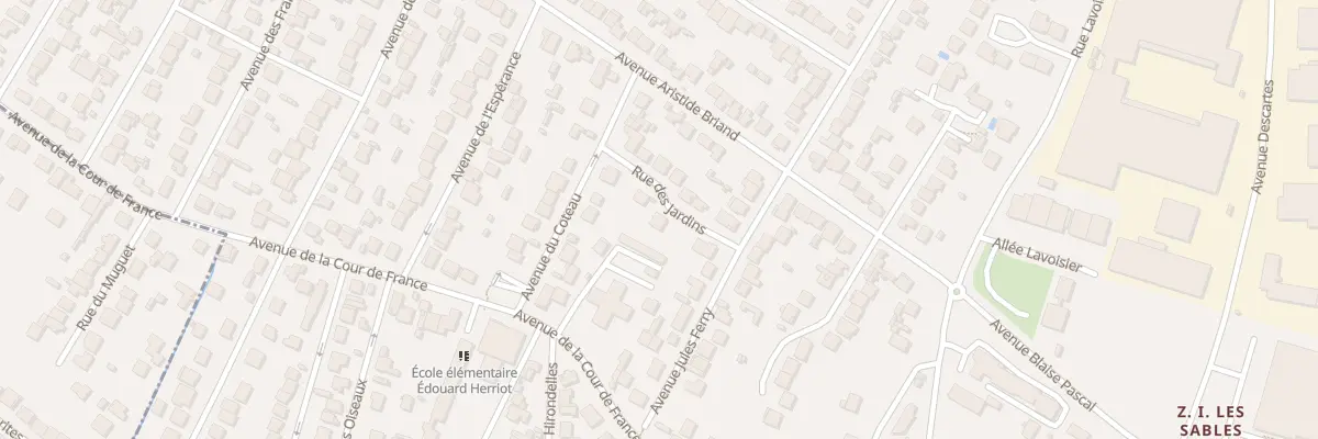 Plan du 8 Rue des Jardins à Morangis