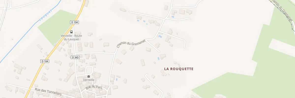Plan du 6 Che du Gremenet à Verzeille