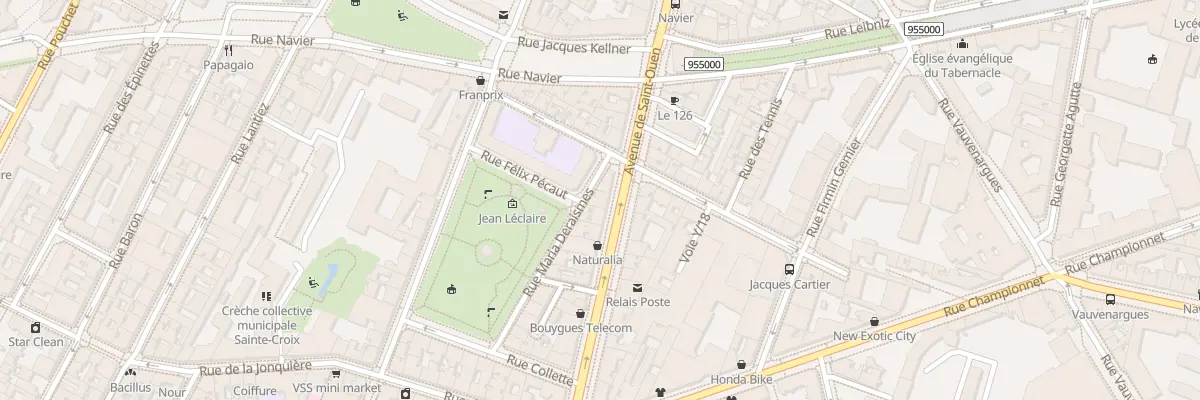 Plan du 111 Av de Saint-Ouen à Paris 17e Arrondissement
