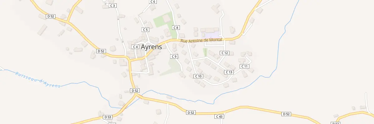 Plan du 7005 Lot Communal à Ayrens