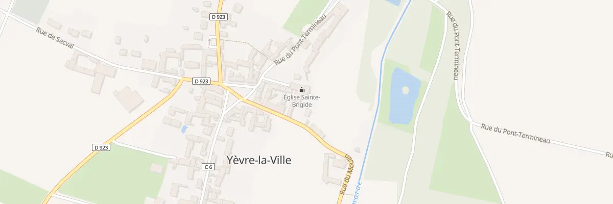 Plan du 5 Rue du Moulin à Yèvre-la-Ville