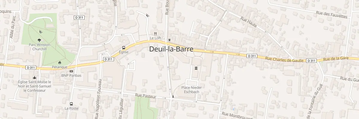 Plan du 34 Rue Charles de Gaulle à Deuil-la-Barre
