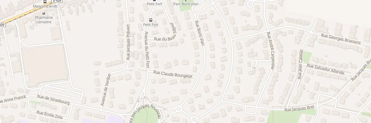Plan du 7 Rue Claude Bourgelat à Rivery