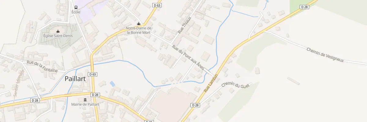 Plan du 9 Rue du Pont des Anes à Paillart