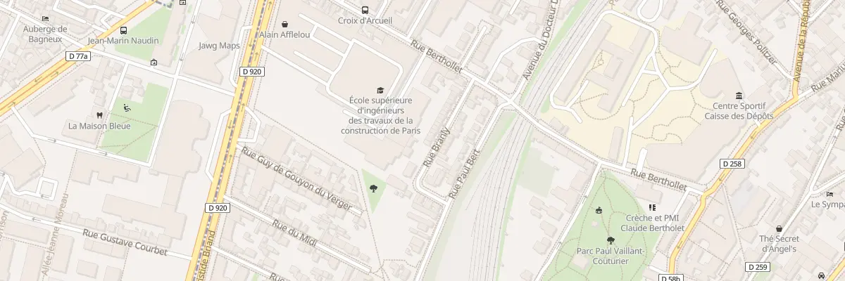 Plan du 32 Rue Branly à Arcueil