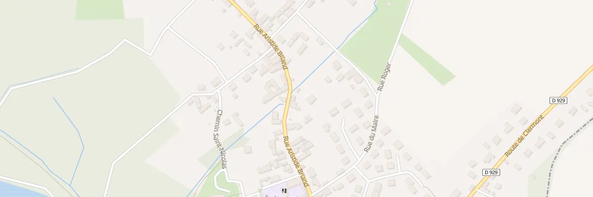 Plan du 358 Rue Aristide Briand à Angy