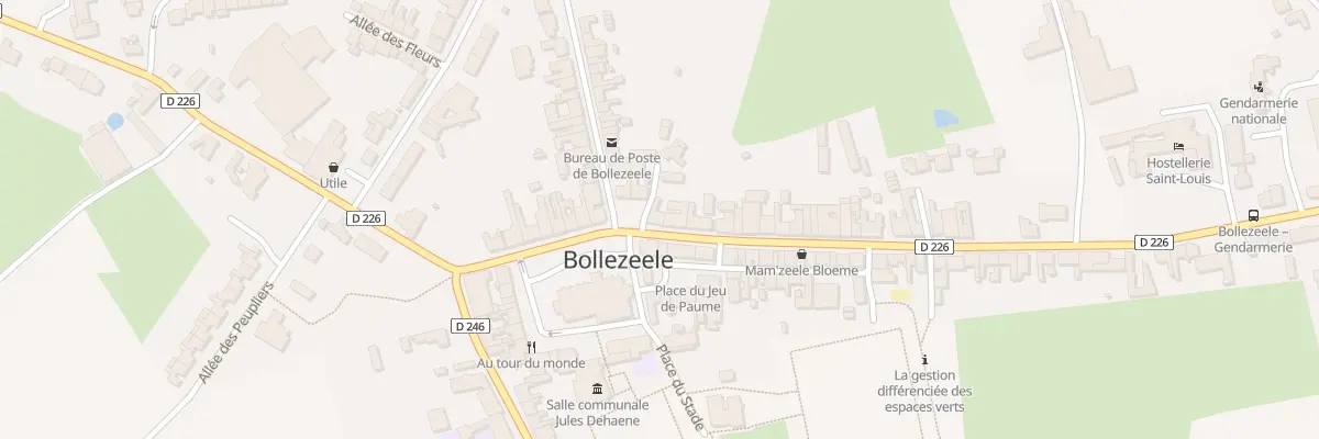 Plan du 1 Rue de l’Eglise à Bollezeele