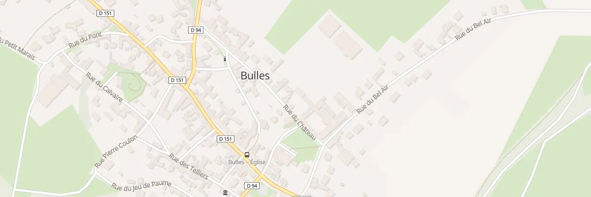 Plan du 6 Rue du Château à Bulles