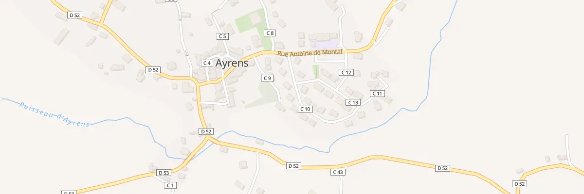 Plan du 7006 Le Bourg à Ayrens