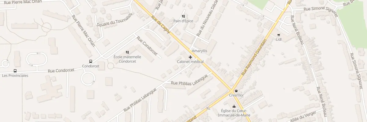 Plan du 458 Rue de Cagny à Amiens