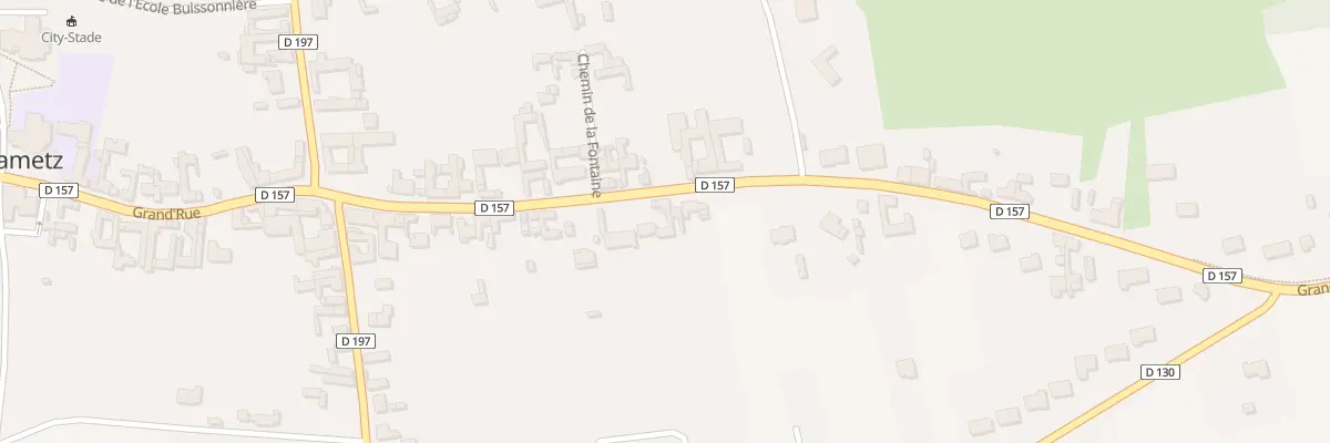 Plan du 25 Gr Grand Rue à Mametz