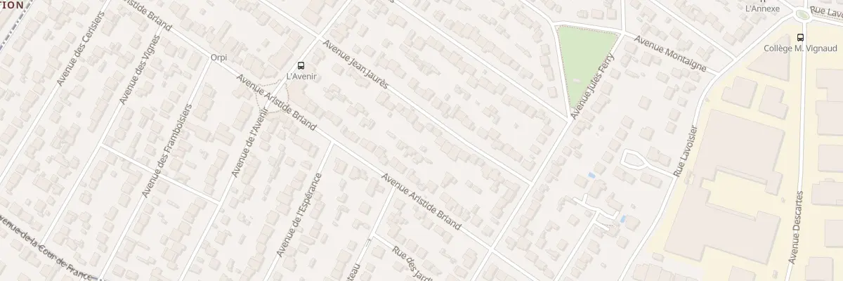 Plan du 23 Av Jean Jaures à Morangis
