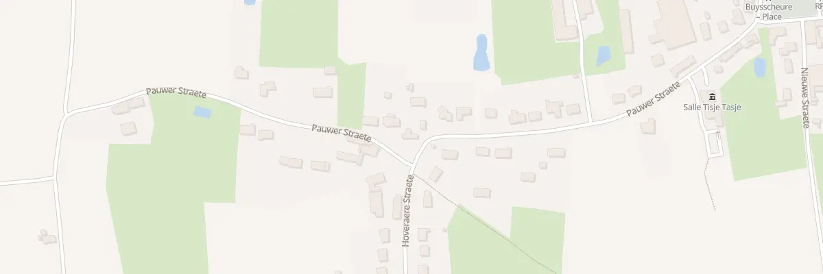 Plan du 398 Pauwer Straete à Buysscheure