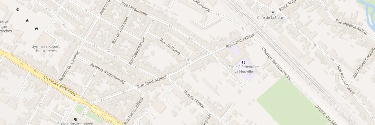 Plan du 85 Rue Saint-Acheul à Amiens