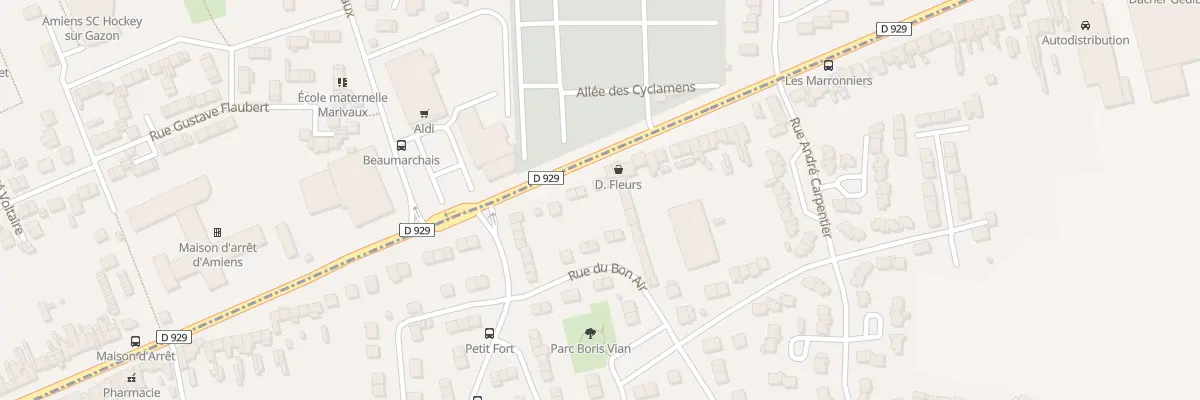 Plan du 108 Av de la Défense Passive à Rivery