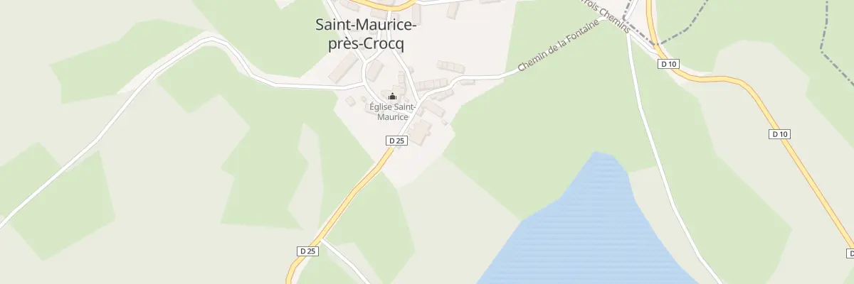Plan du 5071 Le Bourg à Saint-Maurice-près-Crocq