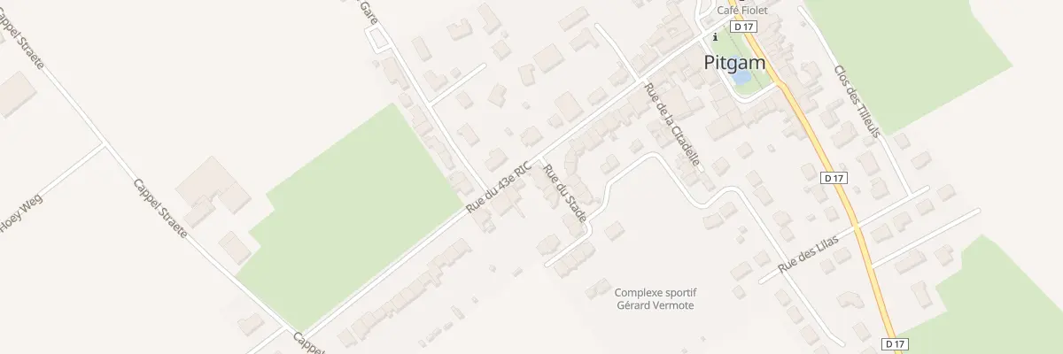 Plan du 2 Rue du Stade à Pitgam
