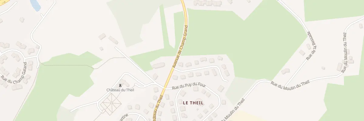 Plan du 1 Rue du Pré Martin à Ussel