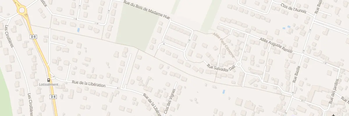 Plan du 14 Rue du Bois de Madame Hue à Saint-Vrain