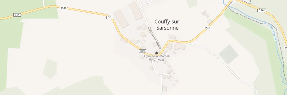 Plan du 5011 Le Bourg à Couffy-sur-Sarsonne