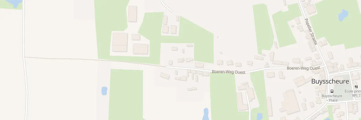 Plan du 366 Vc Boeren Weg Ouest à Buysscheure