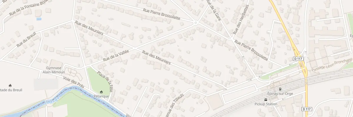Plan du 30 Rue des Meuniers à Épinay-sur-Orge