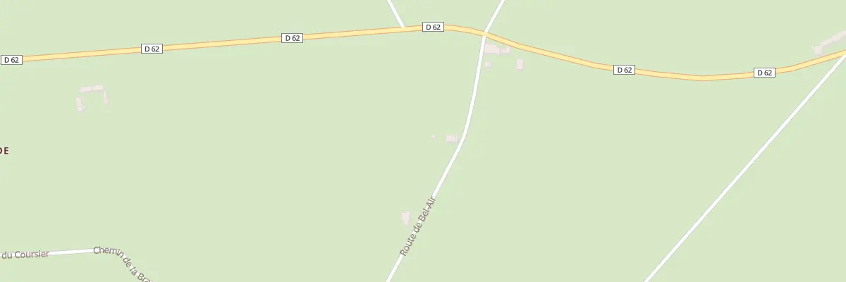 Plan du 134 Rte de Bel-Air à Reigny